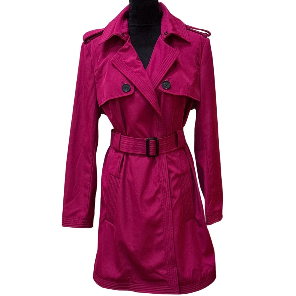 Narciso Rodriguez for Design Nation Belted Trenchcoat NWOT Size XL - Picture 2 of 14